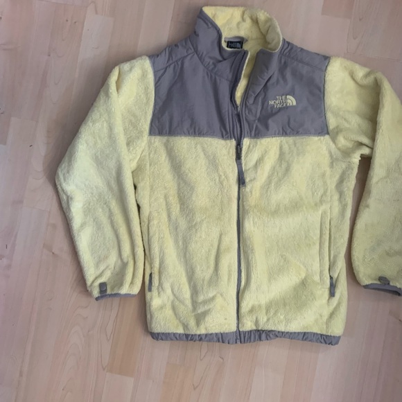 The North Face Fleece Jacket Yellow Gray S - Picture 1 of 3
